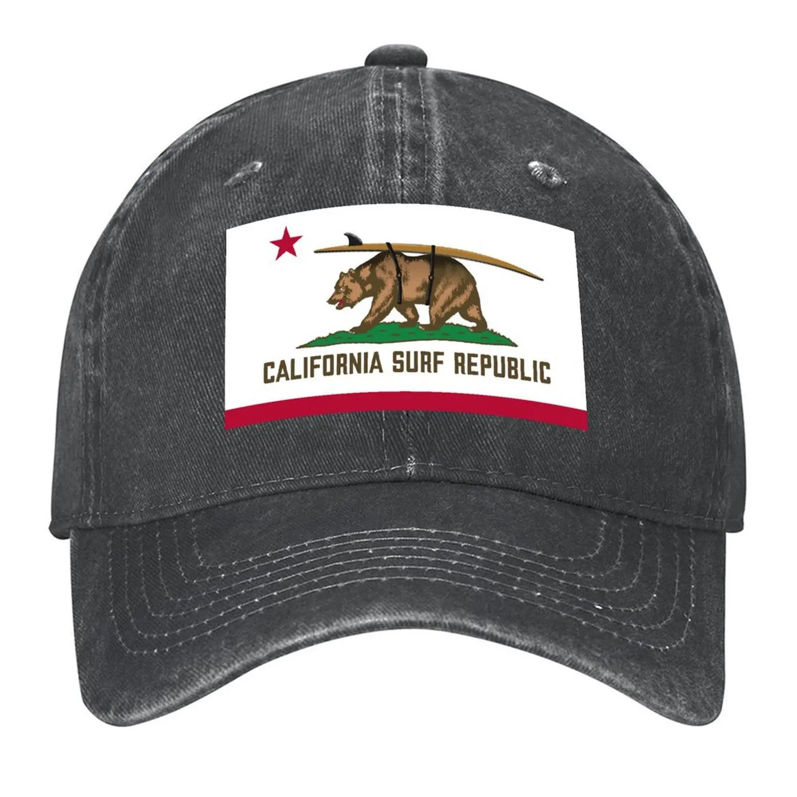 

California Surf Republic Baseball Cap dad hat Streetwear Snap Back Hat Snapback Cap Boy Child Women's