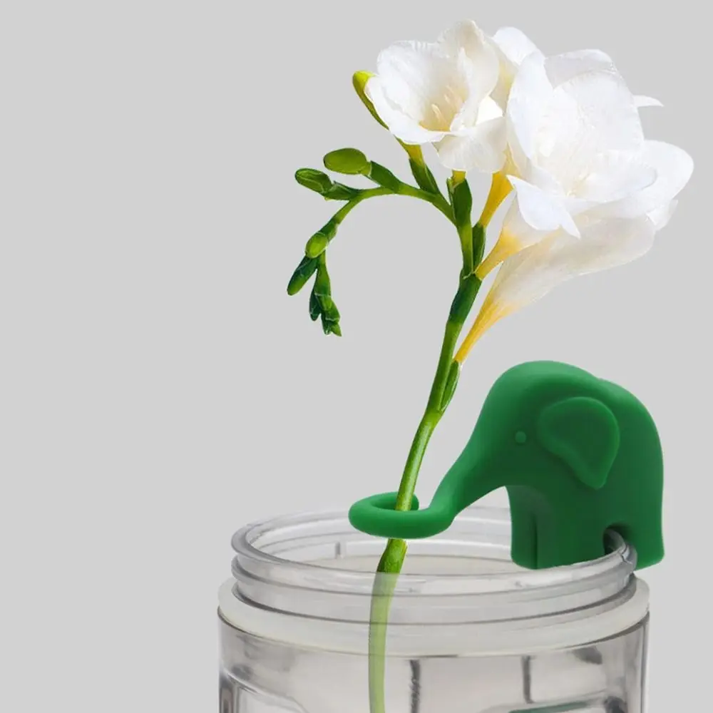 انتشار نباتات السيليكون الأصدقاء أرنب/قرد/فيل أوتاد نباتية قابلة لإعادة الاستخدام مثبت الزراعة المائية انتشار النباتات #5