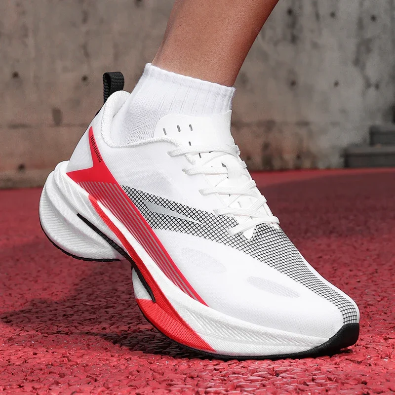 2025 لينة وحيد توسيد رجالي احذية الجري للنساء عالية الجودة الطريق الركض 36-44 أحذية رياضية خفيفة مريحة شبكة أحذية تدريب