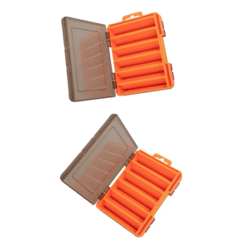 

ISURE MARINE Double Sided 12 Grid Fishing Box High Quality Outdoor Portable Multi Functional Fish Bait Accessories Storage Box