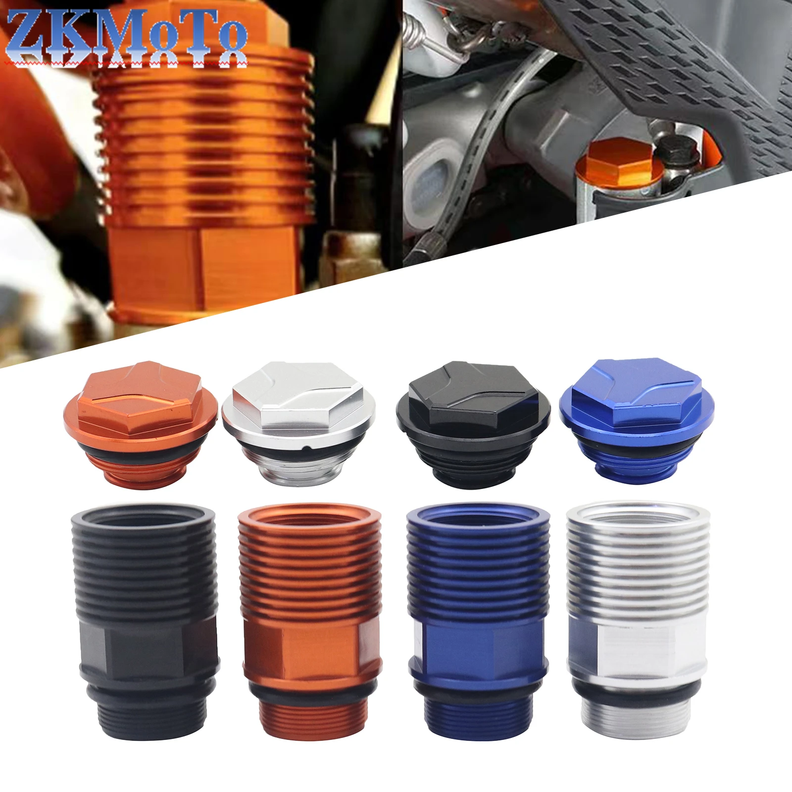 Motorcycle Rear Brake Reservoir Extension Fluid Cylinder Cap For KTM XC XCF SX SXF XCW XCFW EXC EXCF TPI Six Days 2004-2022 2023