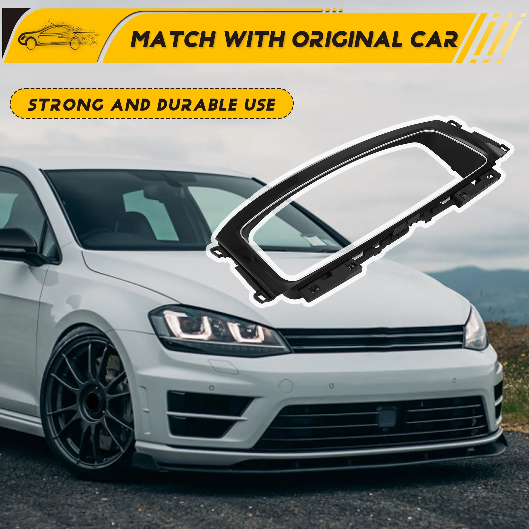 For VW Golf 7 MK7 Car Virtual Cockpit LCD Instrument Panel Decorative Frame 5GG 854 377 5GG854377-ABQA