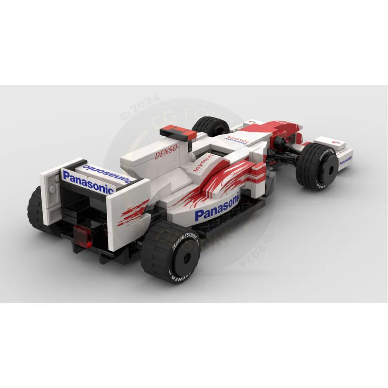 

MOC-131343 Новая классическая модель гоночного автомобиля F1 Formula TF109, 243 деталей, игрушка в подарок на день рождения для мальчиков и детей