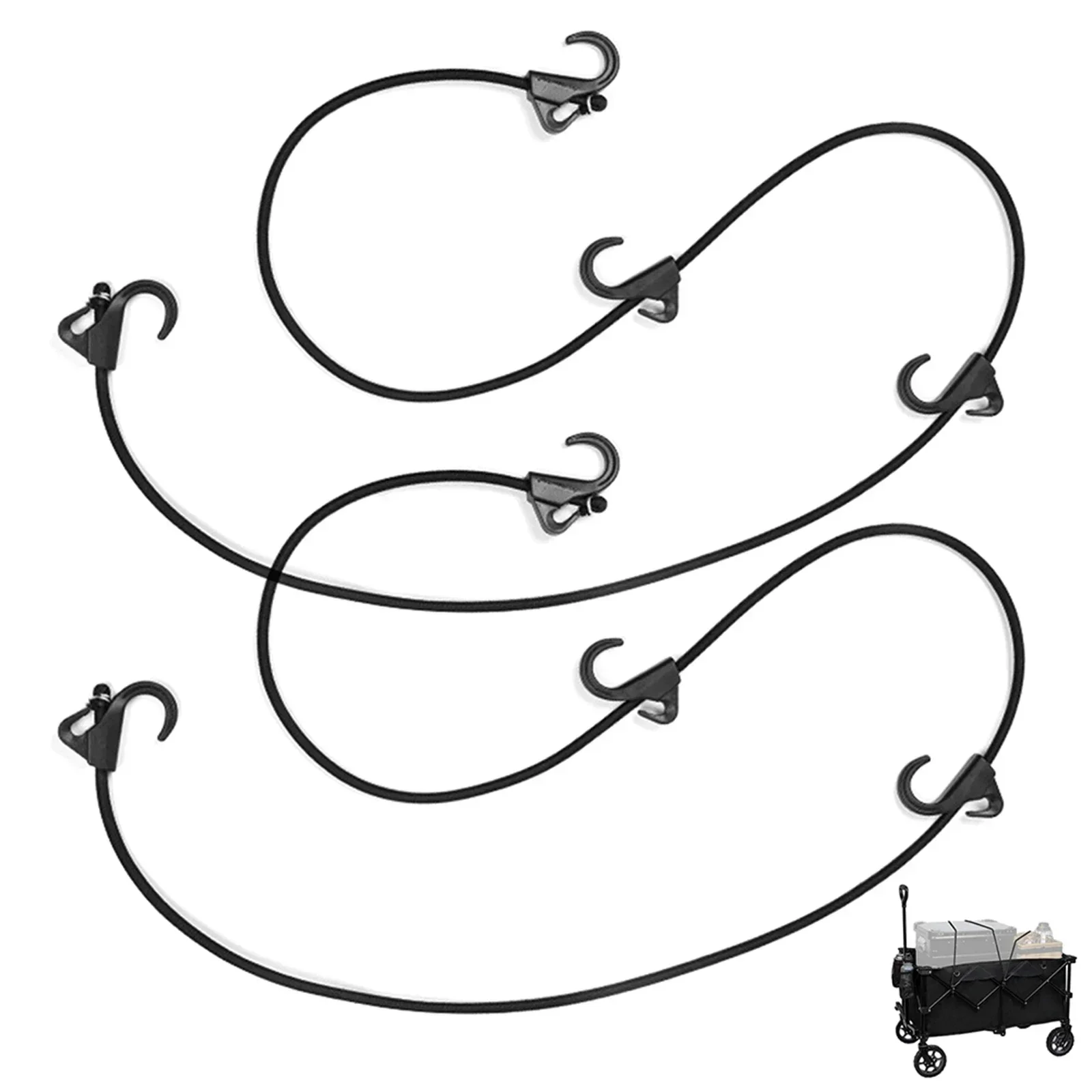

Straps Elastic Ropes 1.6m Length 7mm Dia Folding Wagon Accessories For Utility Wagon Outdoor Gear UV-resistant