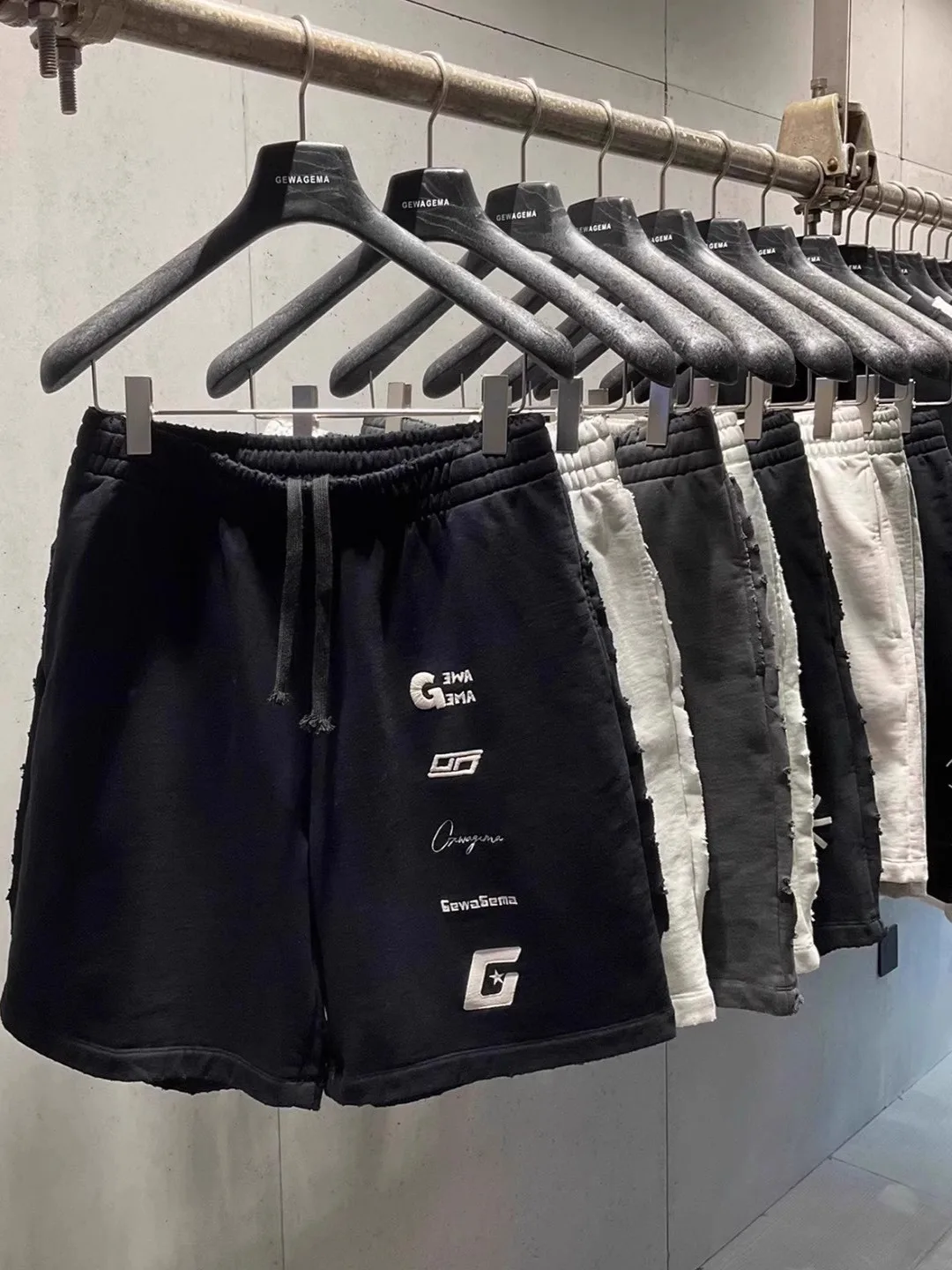 

Мужские летние спортивные шорты American Sle Heavyweight, свободного кроя, с вышивкой, винтажные, модные, длиной до колена