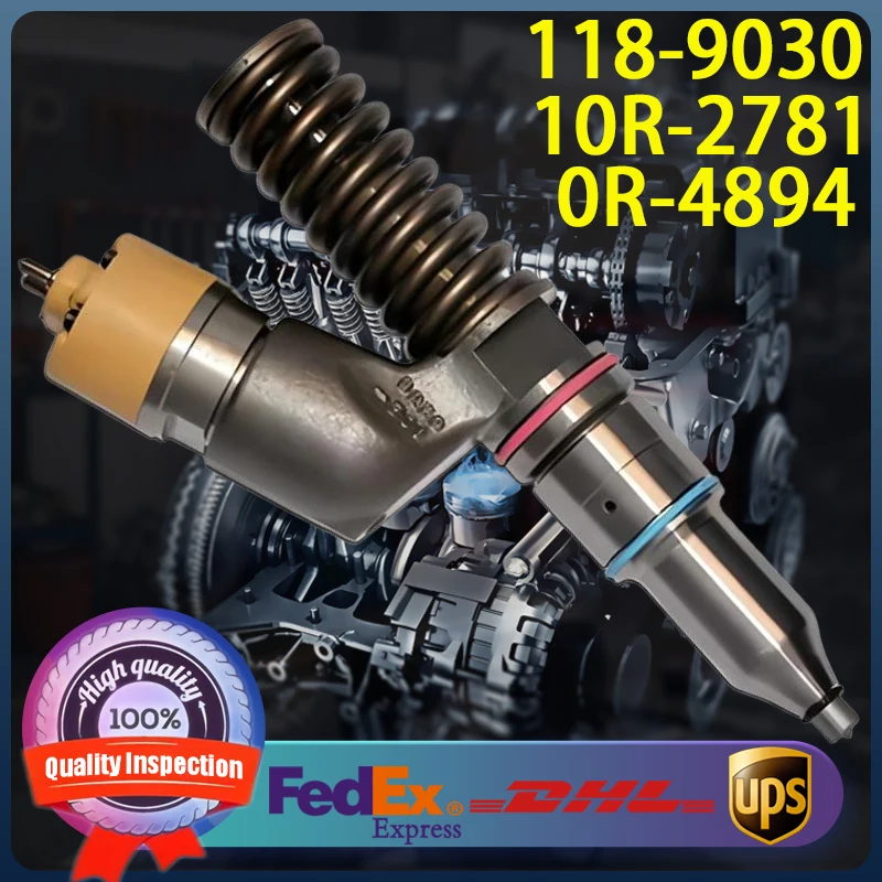 

118-9030 High Quality Diesel Fuel Injector 0R-4894 10R-2781 for Caterpillar CAT 3406E Diesel Engine