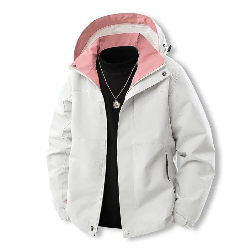 رجل خندق معطف عصري ربيع الخريف معطف في الهواء الطلق تسلق الجبال عمال للجنسين زوجين نمط التصميم الحديث أنيق عادية #3