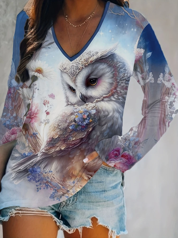 

Женская рубашка больших размеров с длинным рукавом, футболка с v-образным вырезом, пуловер, толстовка, повседневная футболка, топы, рубашка, летняя лучший выбор