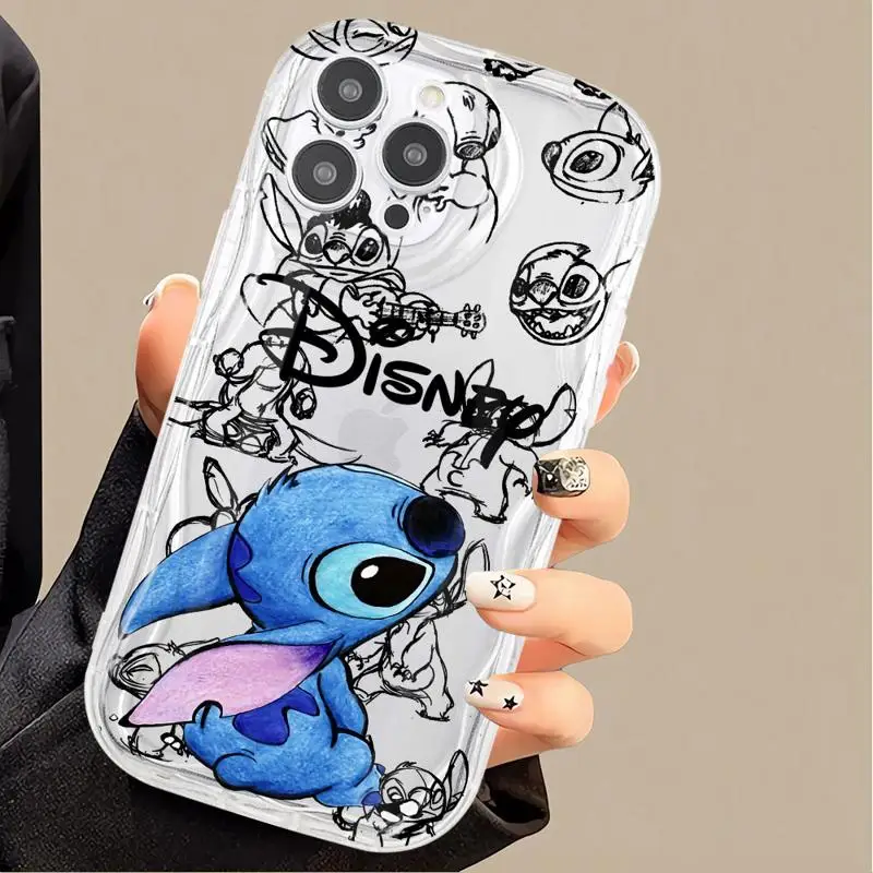 Stitch The Baby Disney Phone Case for Apple iPhone 15 plus Pro Max 13 14 Plus 12 11 Pro MAX Matte