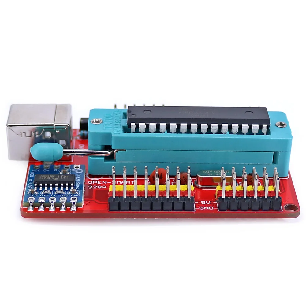 OPEN-SMART 328P DIY Pro ATmega328P وحدة اندلاع لوحة التطوير CH340 سائق مع رأس الدبوس متوافق مع Arduino