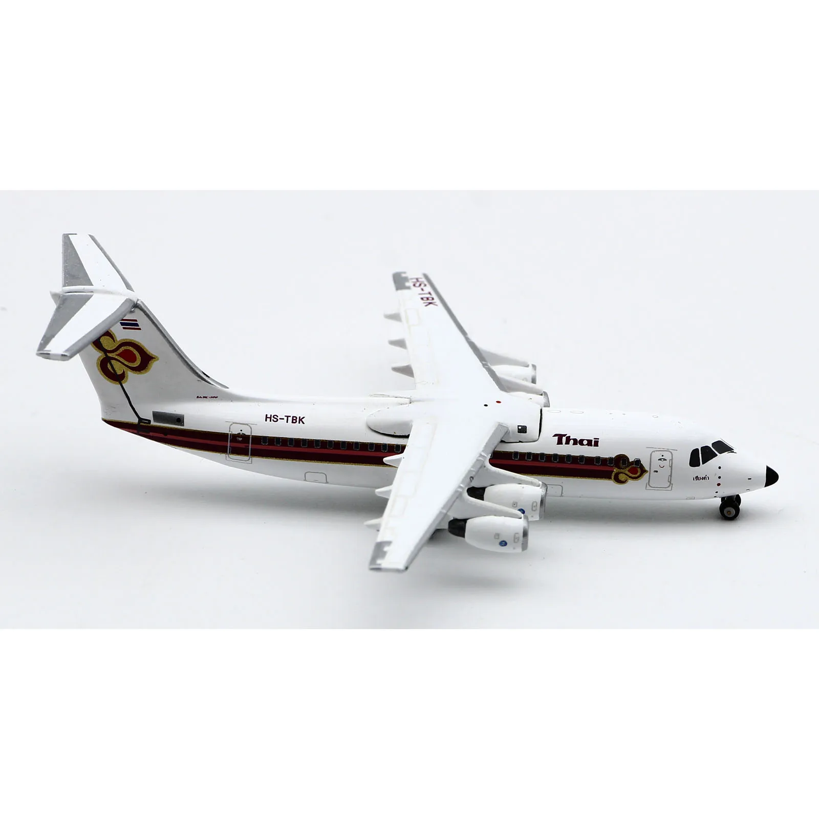 LH4241 Alloy Collectible Plane Gift JC Wings 1:400 THAI AIRWAYS British Aerospace BAE 146-300 Diecast Aircraft Model HS-TBK