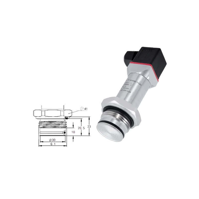 HIGHJOIN Hygienic Flush Diaphragm G1 Pressure Transmitter for Sanitary Food Medical Industry Pressure Measure