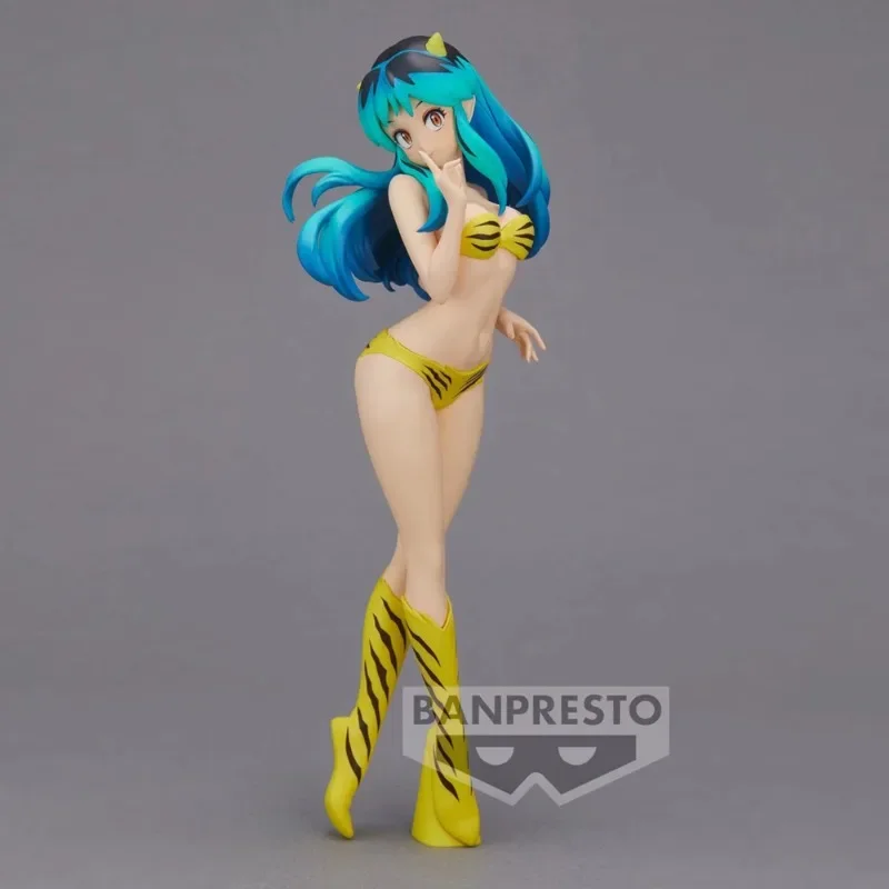 IN Stock Original Bandai Glitter & Glamours Urusei Yatsura Lum Anime Action Collection Ornaments Figure Toys Birthday Gift 22cm