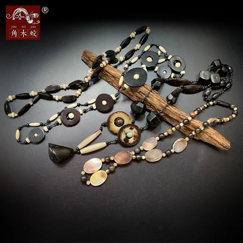 

Ожерелье из рога яка, цепочка для свитера