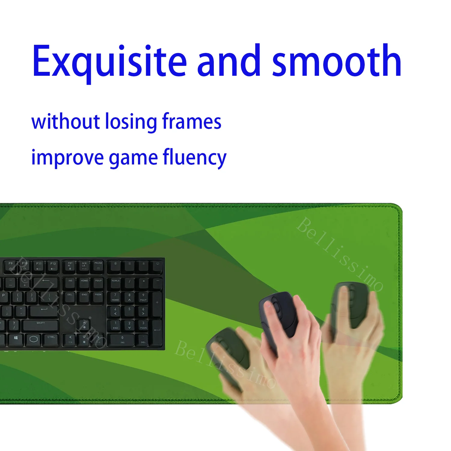 Green theme style Anime Mouse Pad Gamer Computer New HD Mousepad Non-Slip offices accessories Natural Rubber Computer Desk Mat