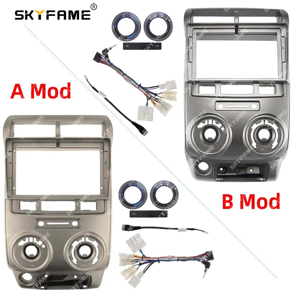 SKYFAME Car Frame Fascia Adapter Android Radio Dash Fitting Panel Kit For Toyota Avanza