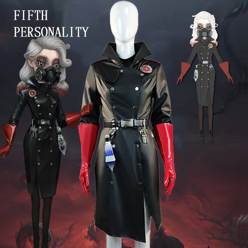 

Ada Mesmer Cosplay Costume for Women Identity Psychologist Anime Full Set Uniform Cool Coat Game Party Suit Ideal for Comic-Con