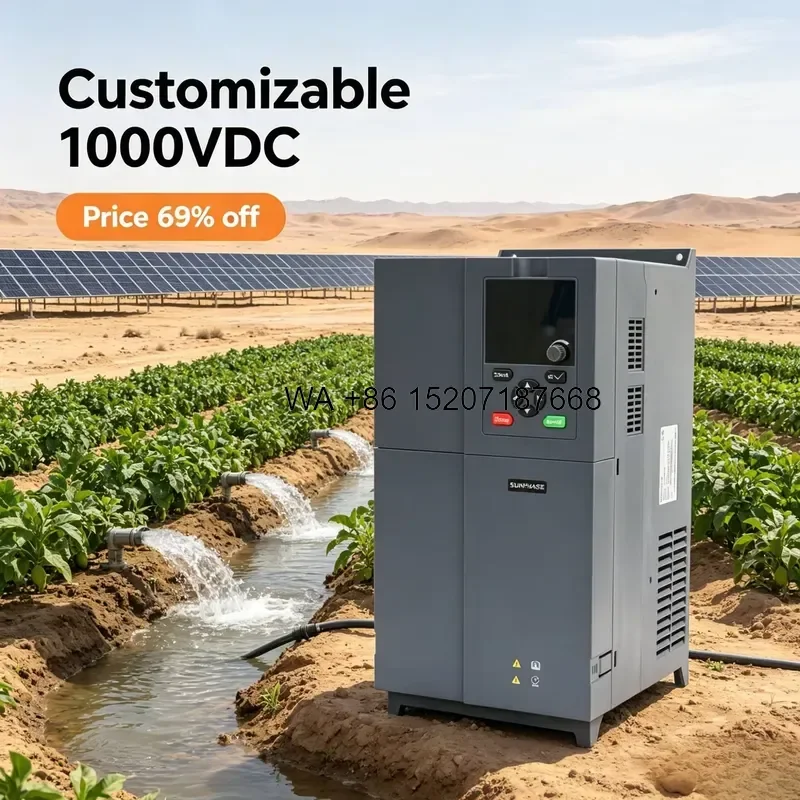 Wmwmnu High Quality 15kW 20HP Solar Controller for Water Pump with 99% MPPT VFD for Agriculture Drip Irrigation Water Pump