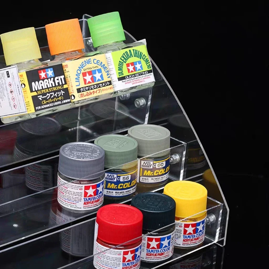 رف تخزين الطلاء النموذجي صندوق أكريليك شفاف TOO-97