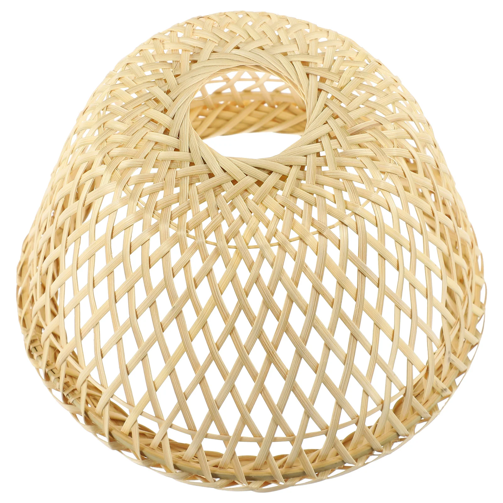 Woven Lamp Shade Hanging Lamp Shade Small Rattan Lampshade Pendant Light Shade Rustic Shades Light Covers for Bedside Ceiling