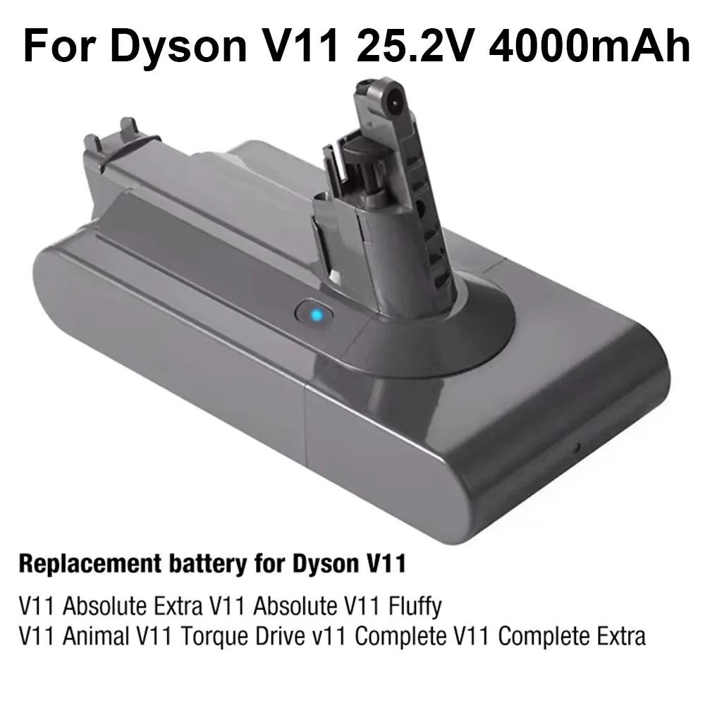 لدايسون V11 25.2 فولت 4000 مللي أمبير بطارية ليثيوم أيون قابلة للشحن مكنسة كهربائية V11 المطلق الحيوان SV15 970145-02 بطارية احتياطية جديدة