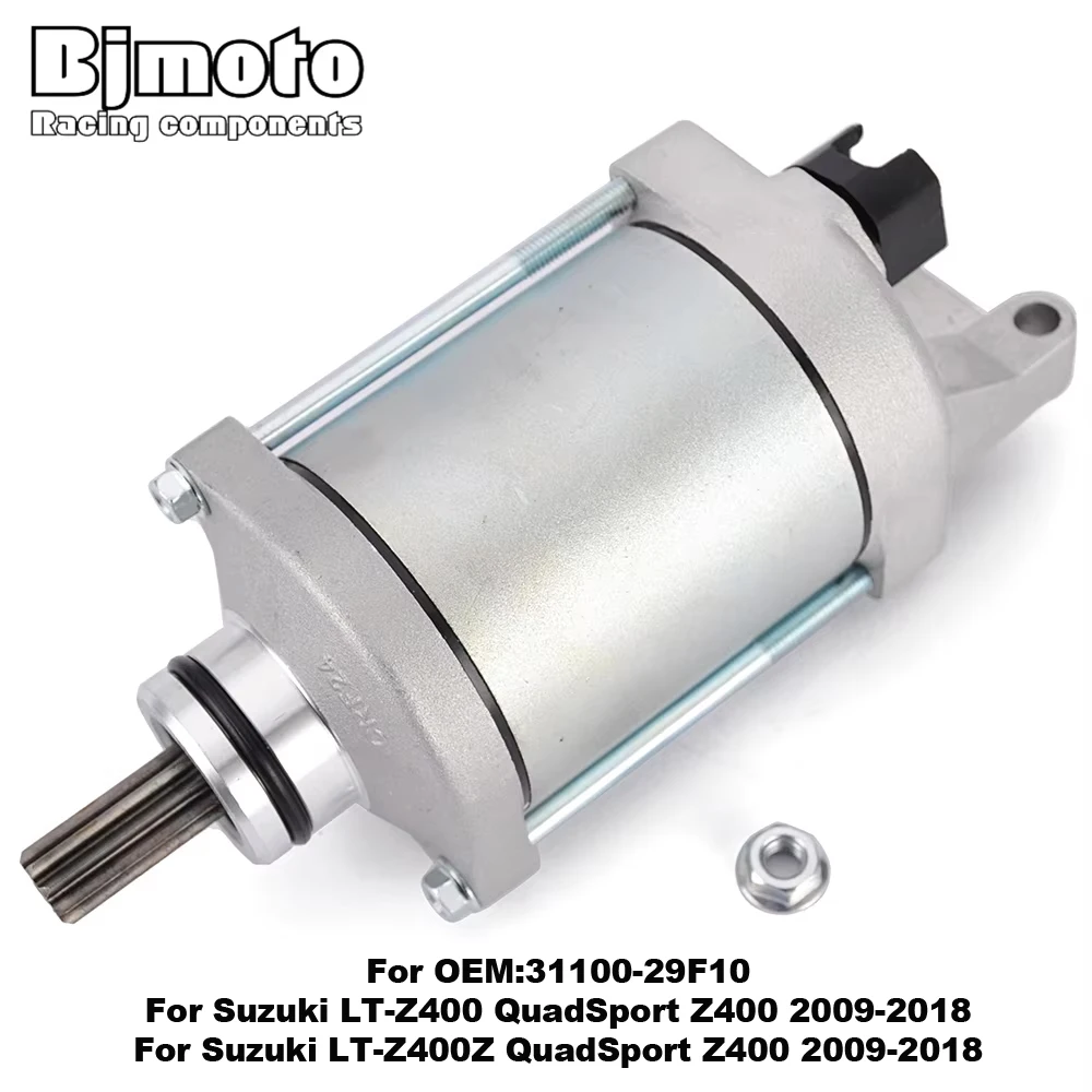 

Motorcycle Starter Motor For Suzuki LT-Z400 LTZ400 LT-Z400Z LTZ400Z QuadSport Z400 2009-2018 31100-29F10