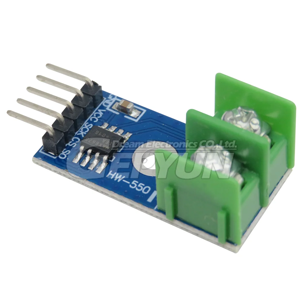 サーモカップル温度センサーmax6675 kタイプ0-800度モジュール (arduino用)