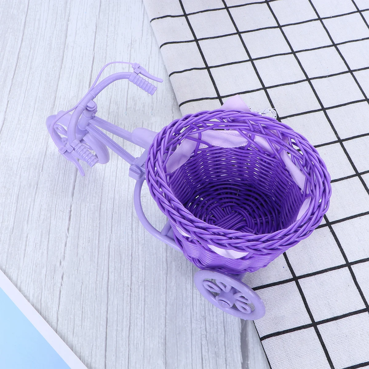 

Rattan Wicker Flower Basket Waterproof Craft Faux Plants Holder Indoor Outdoor Wall Hanging Decor Storage Basket Home