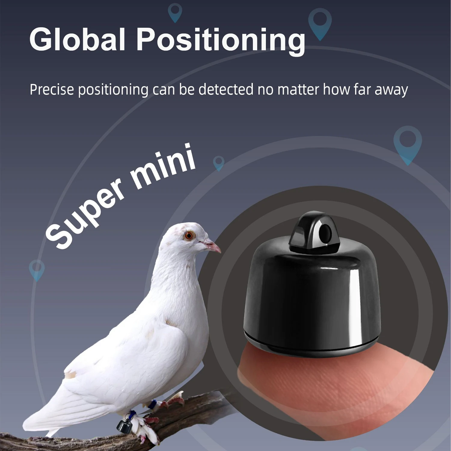 

Устройство защиты от потери домашних животных 2,7 г Мини GPS-трекер для домашних животных, совместимое с Android и iOS, глобальное отслеживание для кошек/собак/птистов/кроликов