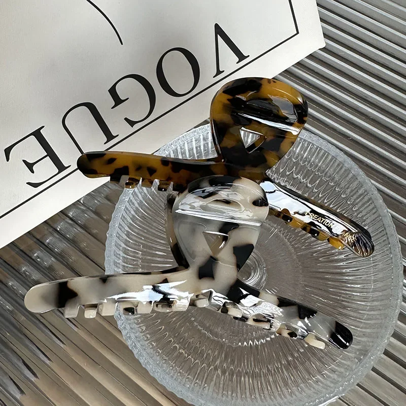 كوريا الموضة 13 سنتيمتر سرطانات الشعر الكبيرة للفتيات والنساء خلات مخلب شعر لإكسسوارات الشعر أوبدو #5