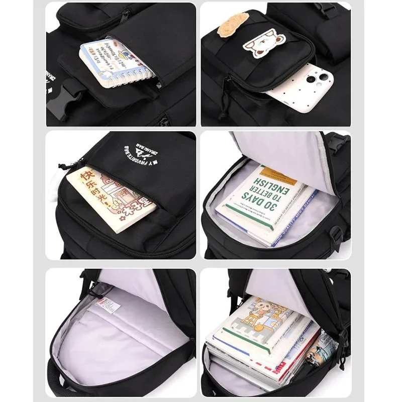 새로운 방수 배낭 롤링 백팩 어린이 학생 가방 트롤리 여학생용 스쿨 백 Zaino 여행용 Mochilas Para Mujer