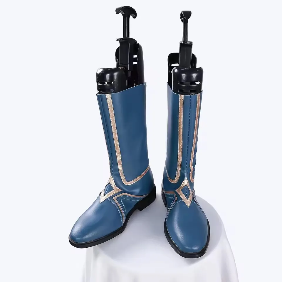 Honkai Anaxagoras Cosplay Shoes Unisex Men Comic High PU Boots for Halloween Carnival Party Christmas