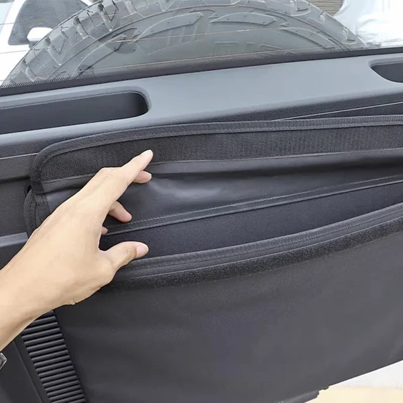 For Great Wall GWM WEY Tank 300 2021-2023 Car Rear Door Trunk Storage Bag Suspension Oxford Fabric Material Accessories