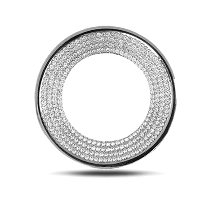 For VW Volkswagen Polo Golf 4 5 6 Jetta Passat B5 B6 Golf Tiguan Arteon Crystal Diamond Emblem Decal Car Steering Wheel Stickers - view 3
