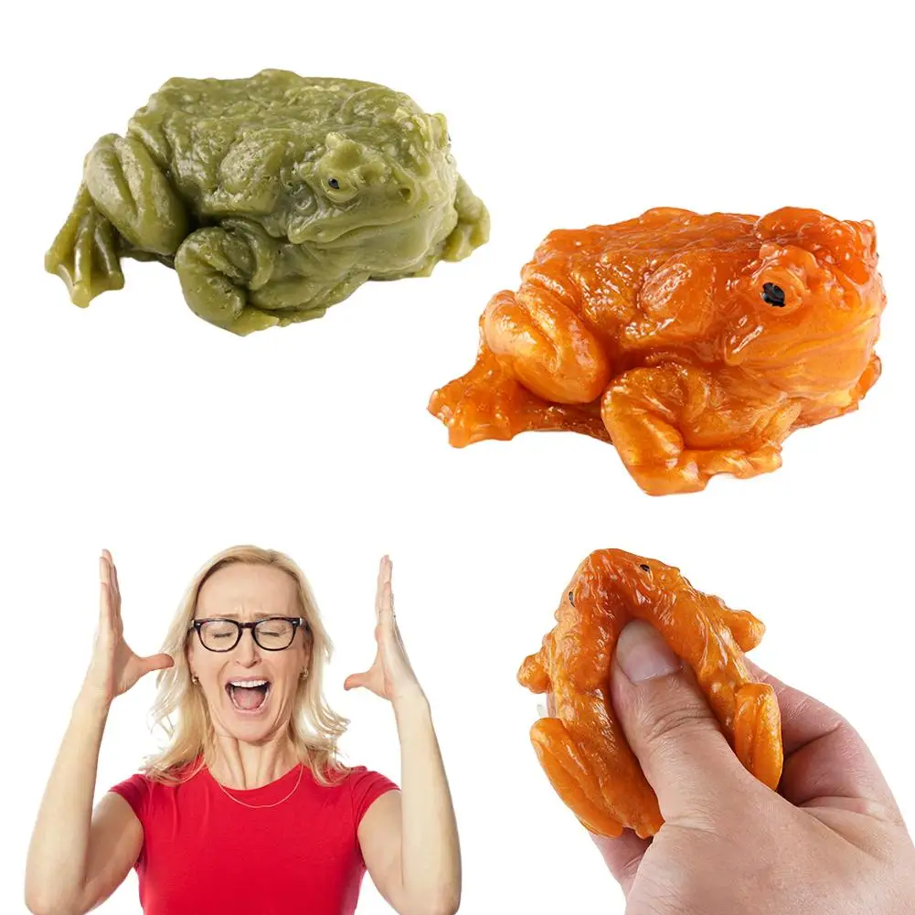 ストレス解消カエルの握り玩具、いたずらおもちゃ、子供向け、面白いミームパーティー、誕生日プレゼント、カエルの握り玩具、面白いヒキガエル、カエルのスクイーズ玩具