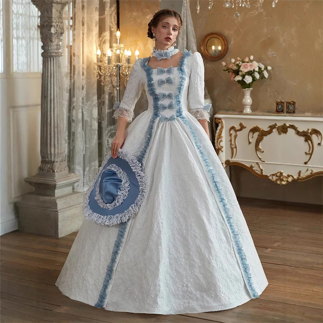 

French Court Performance Dress Travel Photo Russian Princess Dress European Costume Photography Stage Abendkleider Damen Elegant