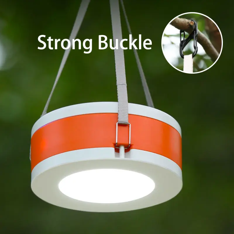 Lâmpada recarregável impermeável Tent Lights Solar Camping Lamp String Lights Caminhadas Luz de emergência Lâmpada recarregável ao ar livre, 2023, Novo