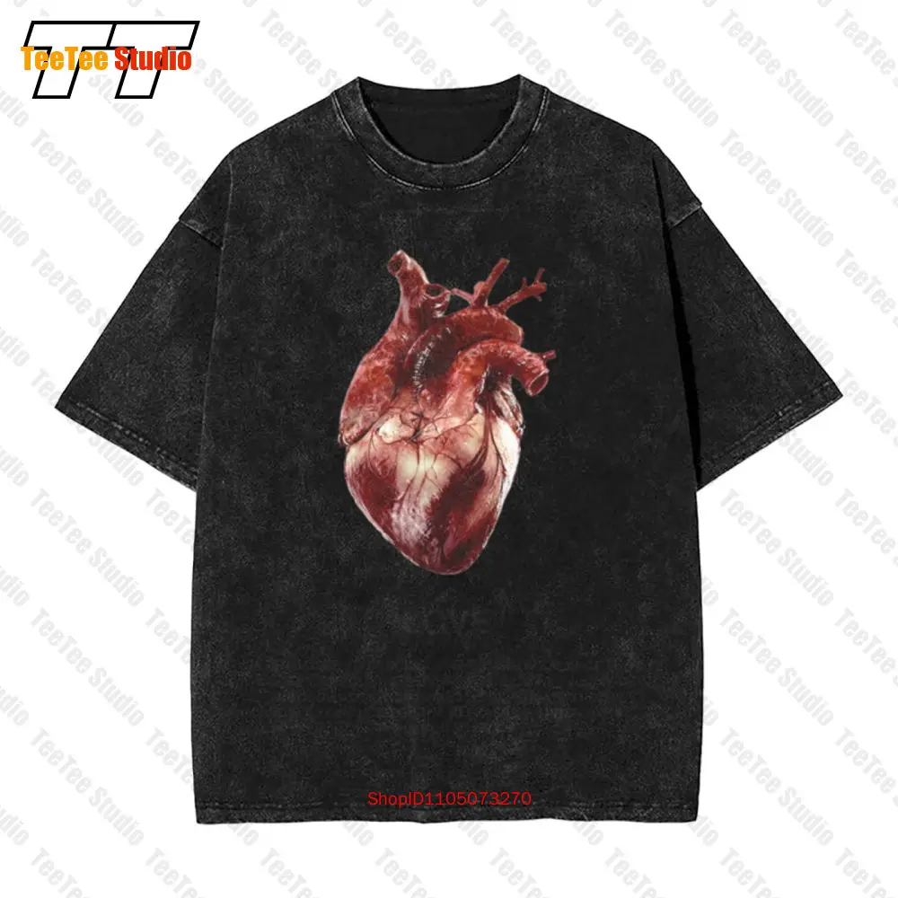 

Винтажная футболка большого размера Love Definition Off Virgil Romantic Heart CHUJ