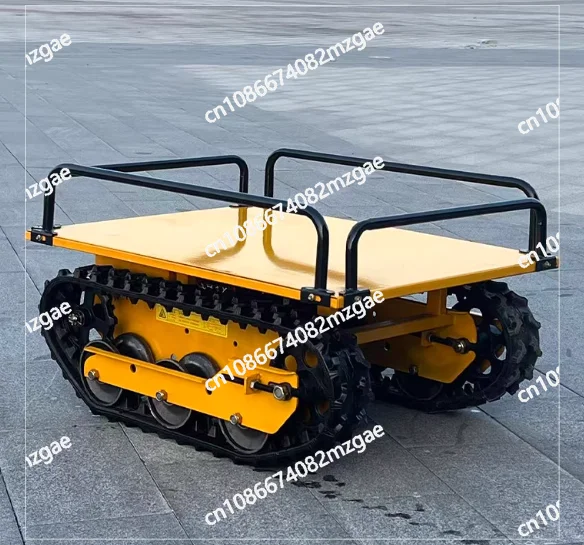 

Remote control crawler transporter Small agricultural remote control brushless motor Creeper chassis assembly All-terrain