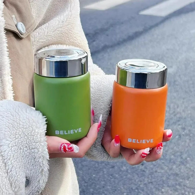 180ml Mini Stainless Steel 316 Thermal Flask Fashion Portable Pocket Coffee Tea Thermal Water Bottle Tumbler