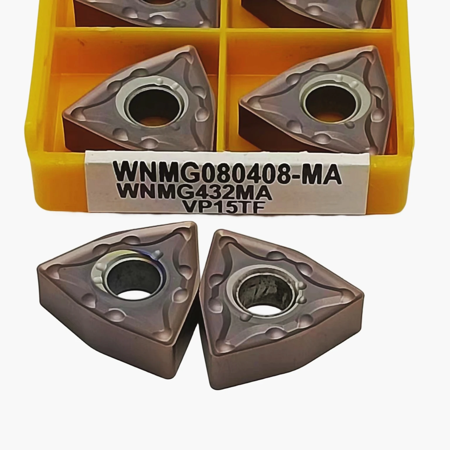 herramienta de torno cilíndrico de hoja de carburo original de alta calidad, WNMG080404-MA WNMG080408-MA VP15TF UE6020
