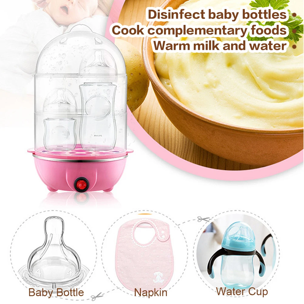 220 فولت متعددة الوظائف آلة طهي البيض التدفئة السريعة التلقائي آلة البخار الذرة السيارات قبالة المطبخ الصغير الصياد لآلة الإفطار الطبخ