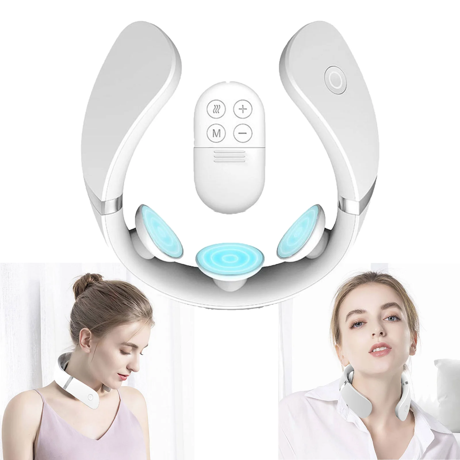 

New Heated Neck And Shoulder Massager With Heat Neck Pain Relief Cervical Massage Device, Support Relax Blood Circulation