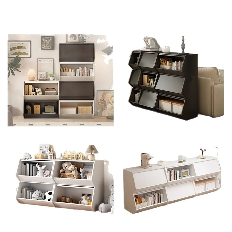 

Solid wood storage cabinet bay cream white chest cabinet toys snacks TV sofa side cabinet locker