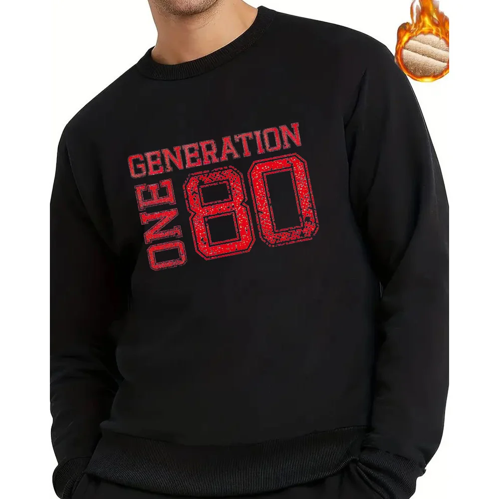 

Simple Digital Printed Man Tops Daily Casual Shirt Black Soft Comfortable Thick Warm Men's Clothing Autumn/Winter Street Wear