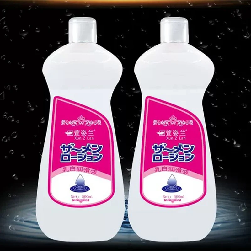 200/300/500ml Sex Viscous Lubricant,Milk-white Lubricating Oil for Vagina Anal,Water-soluble Lubricants for Adult Goods Sex Toys