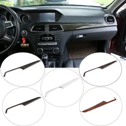 ABS Car Interior Center Console Protection Panel Cover Trim For Mercedes Benz C Class W204 2010-2013 Car Accessory