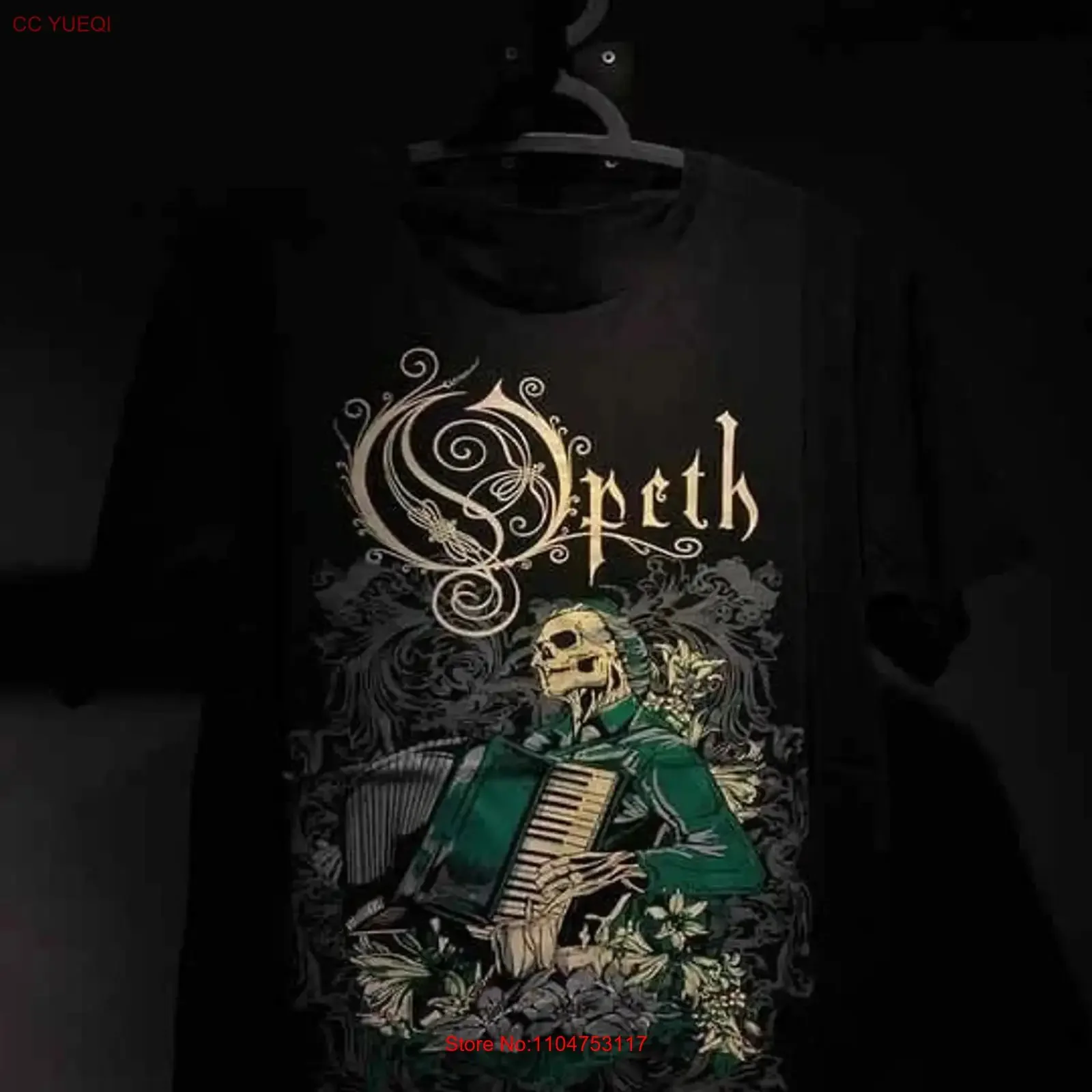 RARE Opeth Band Black Cotton All size S 5XL T Shirt HOT NEW vintage Washed Top For Everyday Wear designer clothes Comfortable