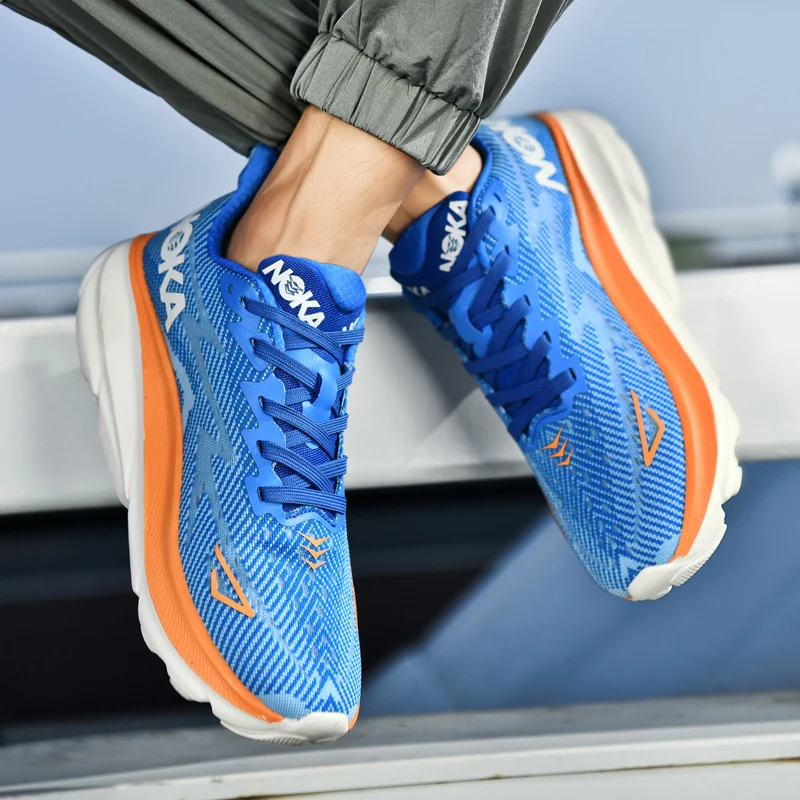 Men's Sports Running Shoes Male Carbon Plate Marathon Sports Shoe Women's Lightweight Casual Shoes Athletic Nonskid Sneakers