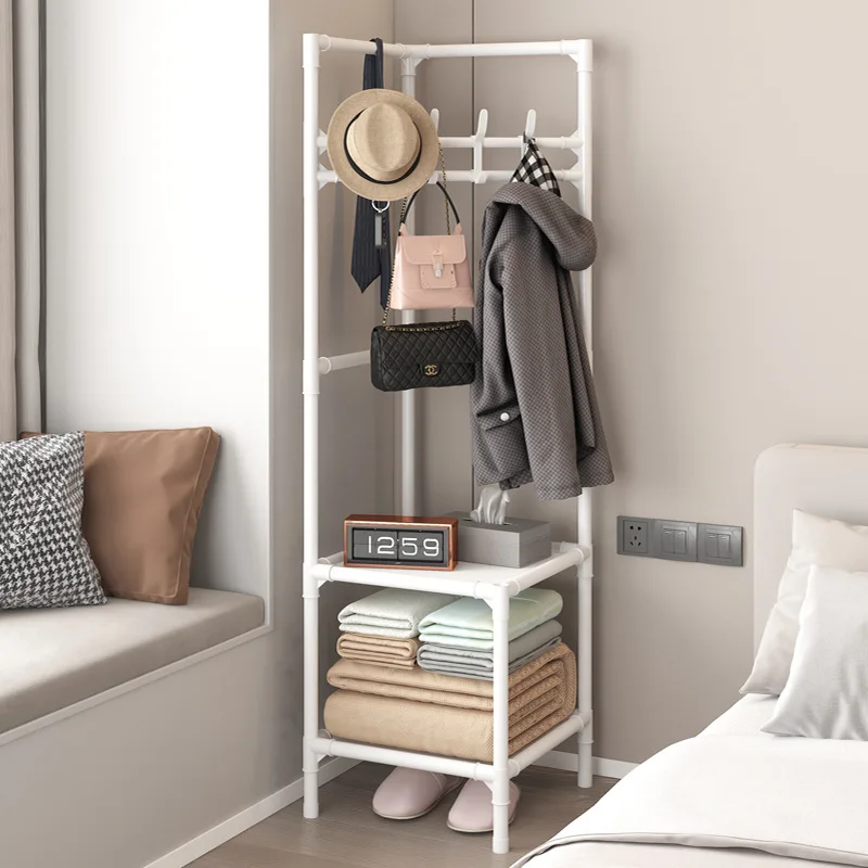 

Corner Coat and Hat Rack Multi-Layer Assembly Clothes Rack Hanging Clothes Rack Bedroom Corner Hanging Clothes Rack Floor Shelf